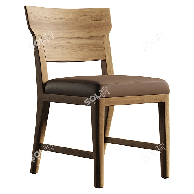 Sleek 3D Circe Chair Model 3D model image 1