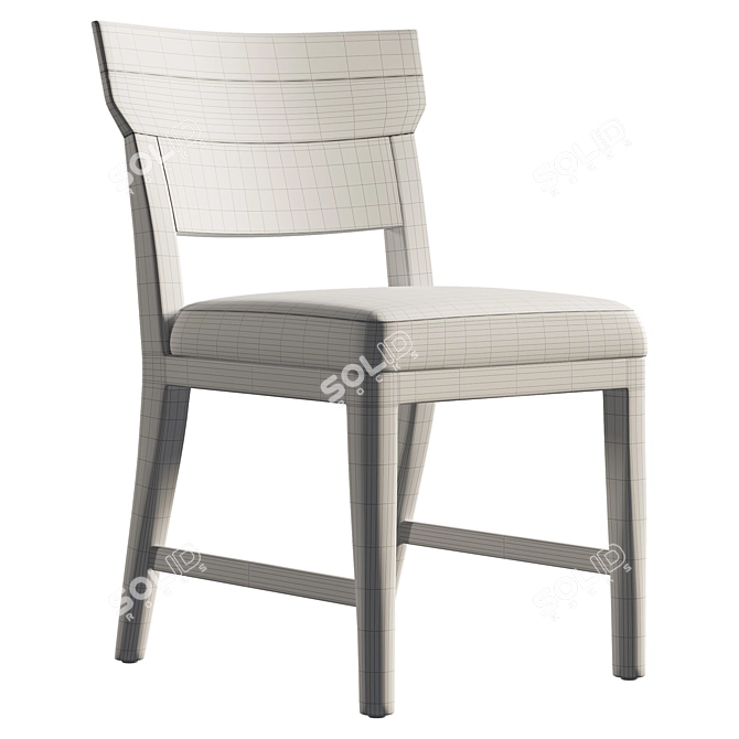 Sleek 3D Circe Chair Model 3D model image 2