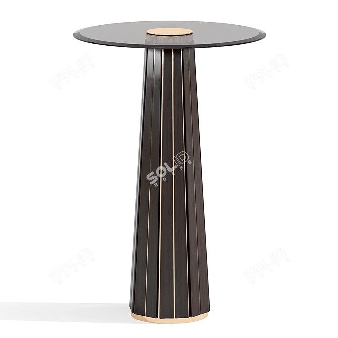 Elegant Darian Bar Table 3D model image 6