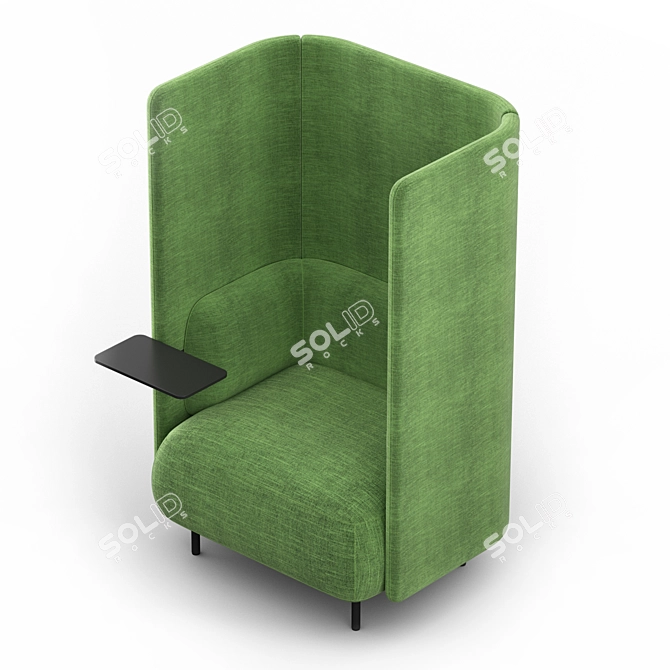 Ergonomic Office Chair Pedrali BuddyHub 3D model image 1