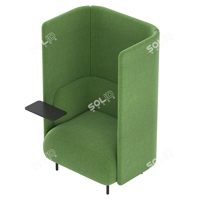 Ergonomic Office Chair Pedrali BuddyHub 3D model image 8