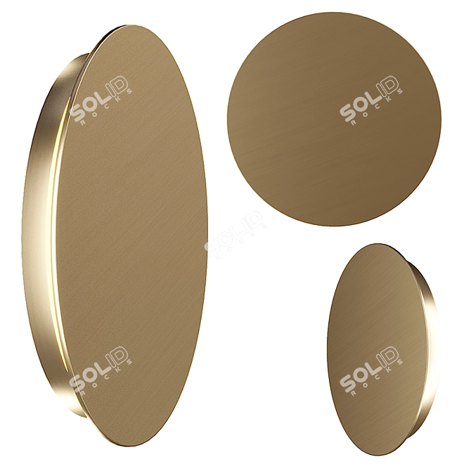 Modern KAIN Wall Light Fixture 3D model image 1