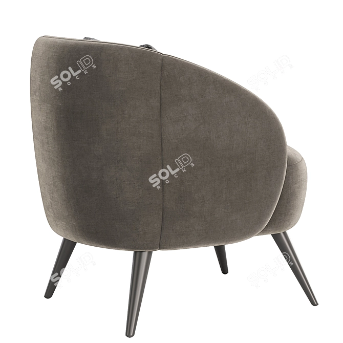 Title: Modern Mylo Accent Chair 3D model image 6