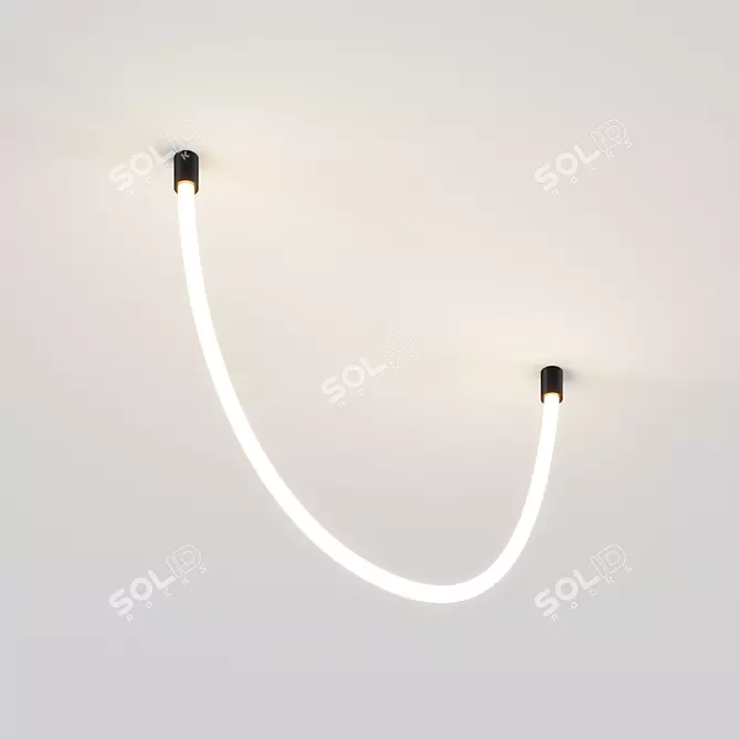 Modern LED GhostLight Fixture 3D model image 2