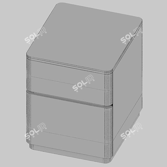 Customizable Frandiss Bedside Table 3D model image 3