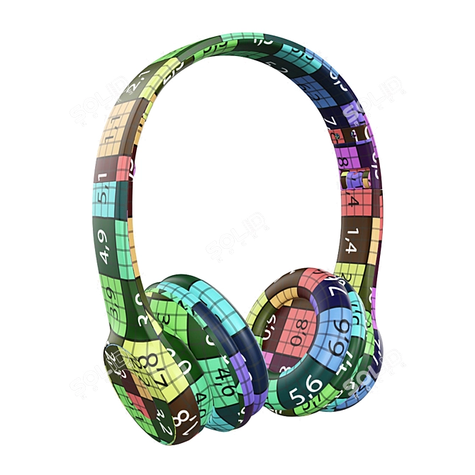 High-Quality Bluetooth Headphones 4K Textures 3D model image 2