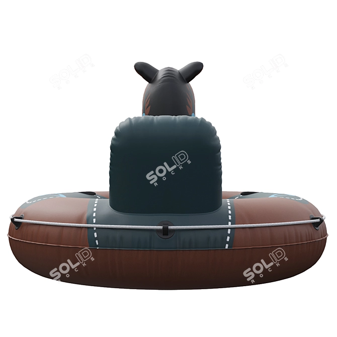 Luxury Horse Pool Float 3D model image 3