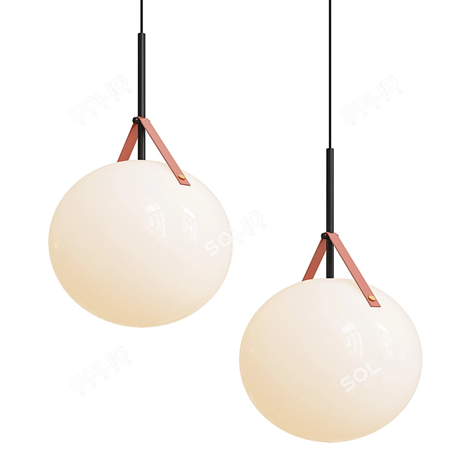 Sleek Modern NUCLEUS Table Lamp 3D model image 1