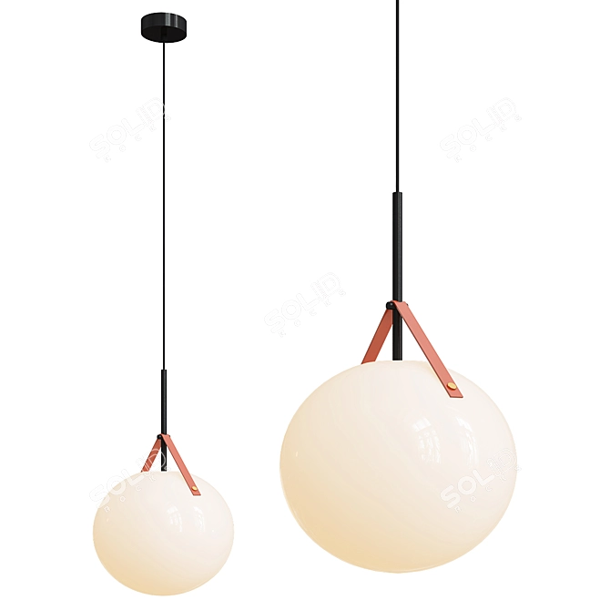 Sleek Modern NUCLEUS Table Lamp 3D model image 2