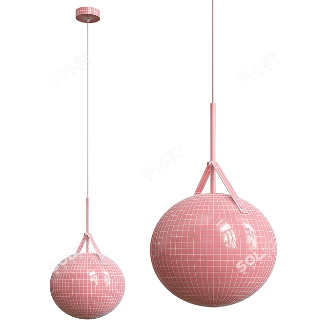 Sleek Modern NUCLEUS Table Lamp 3D model image 3