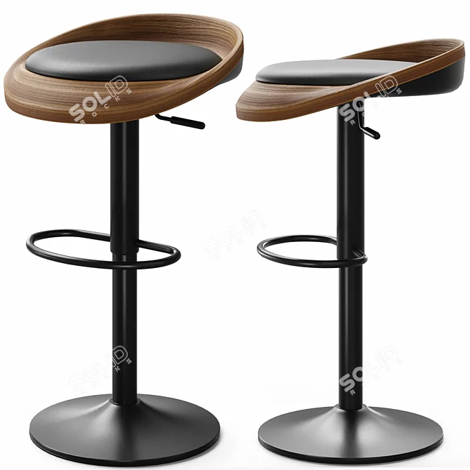 GOE Bar Stool by Montly 3D model image 4