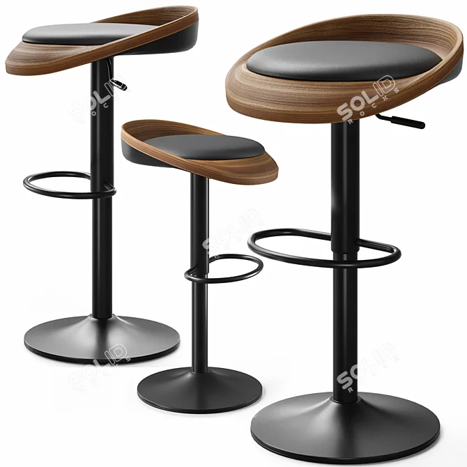 GOE Bar Stool by Montly 3D model image 5
