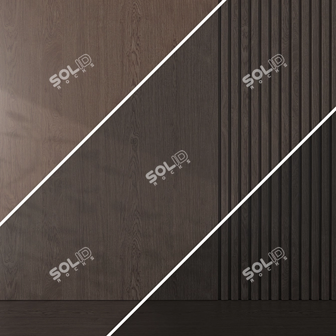  Seamless Oak Textures Pack 3D model image 5