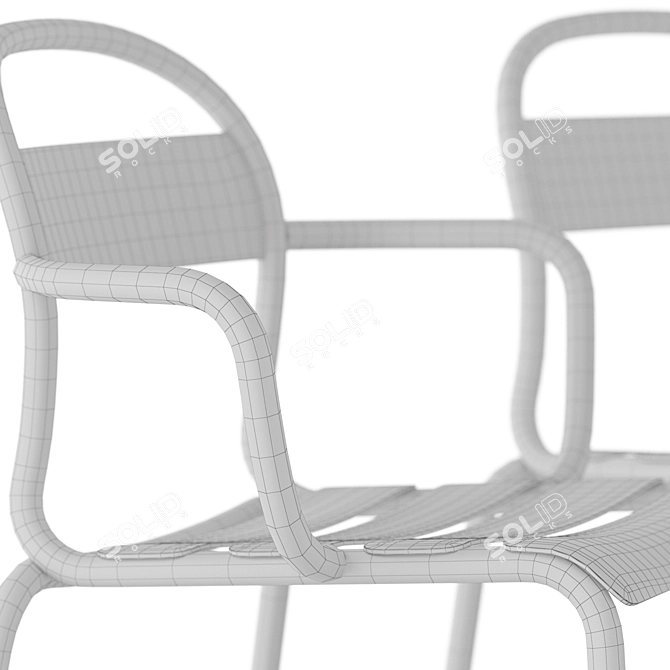 Colos Stecca 5/6 Modern Armchairs 3D model image 4