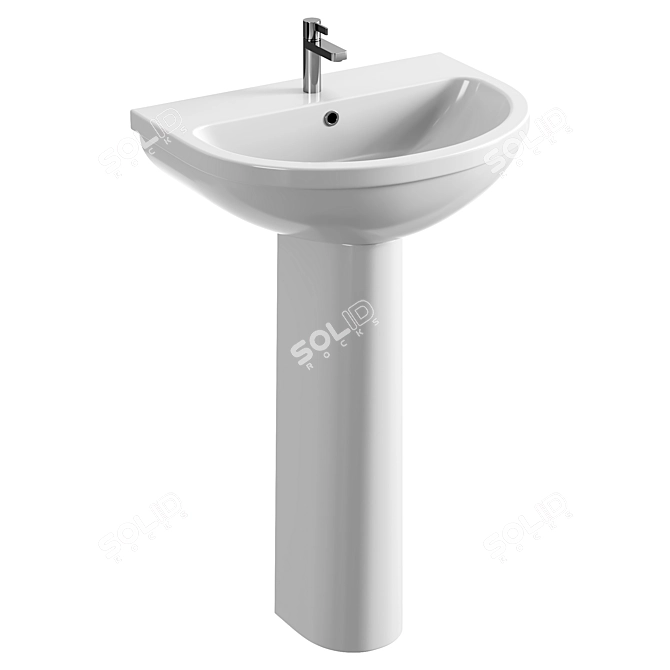 DIWO Kolomna Sink 0110 3D model image 1