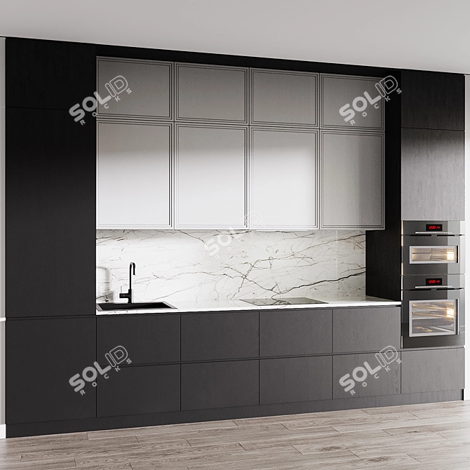 Miele Kitchen Set 3D Model 3D model image 1