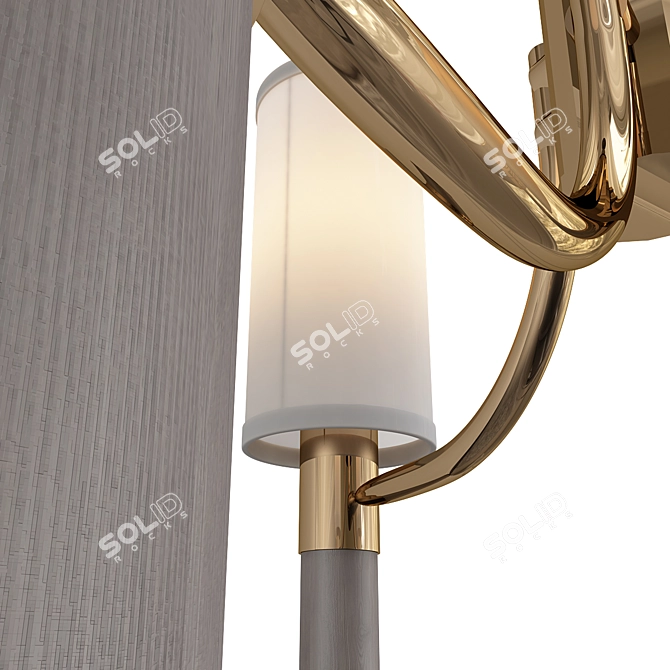 Contemporary Paulino Chandelier Fixture 3D model image 2