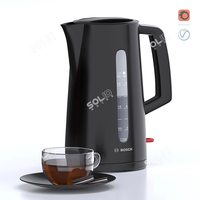 BOSCH Infusion Kettle with 3 Colors 3D model image 1