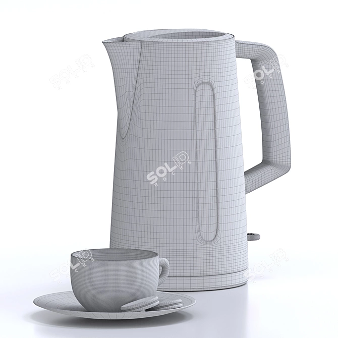 BOSCH Infusion Kettle with 3 Colors 3D model image 14