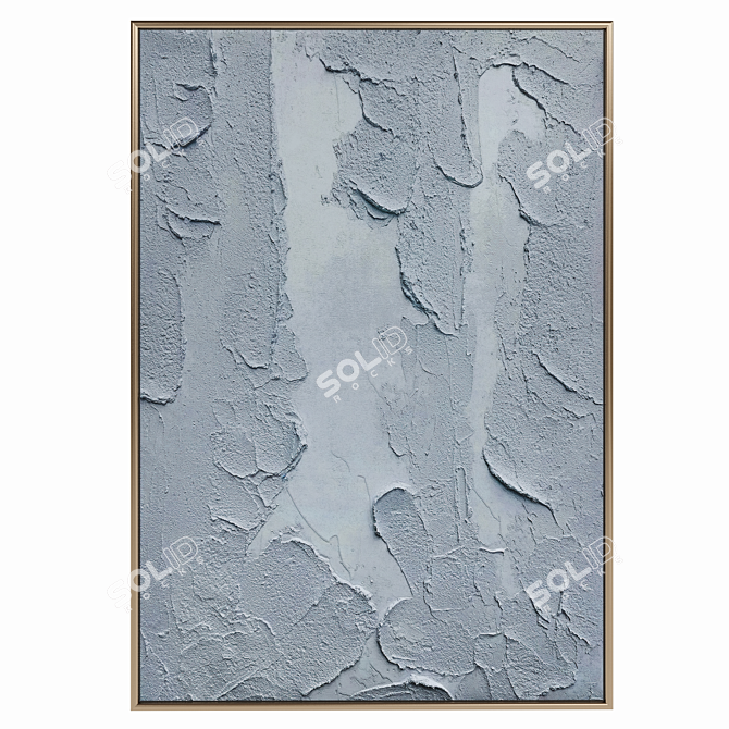 Abstract Minimalist Painting Set - HQ 3D model image 4