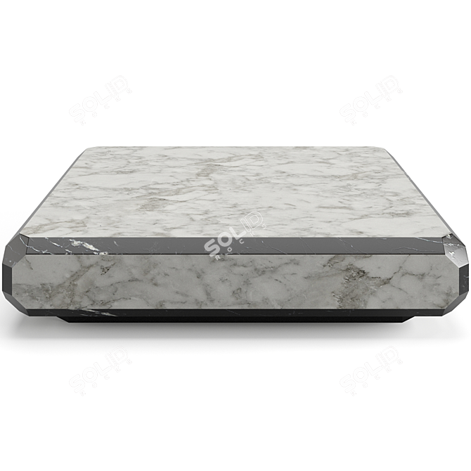 Elegant Fendi Coffee Tables Set 3D model image 2