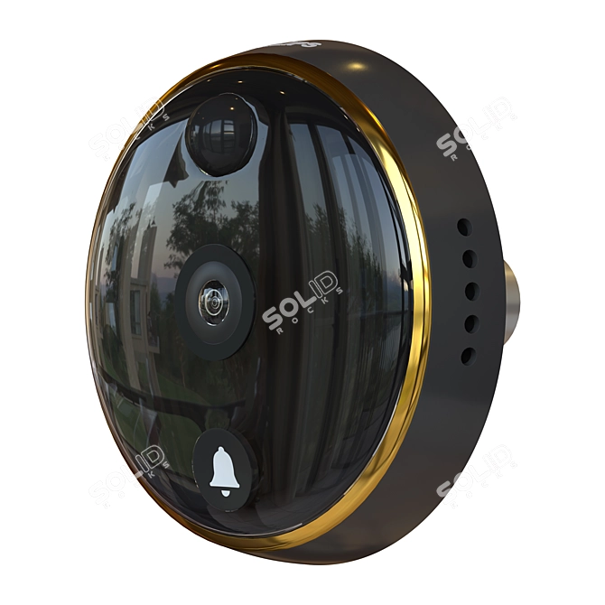 Philips EasyKey DV001 Video Peephole 3D model image 4