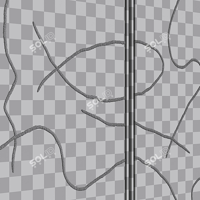 Linen Hand Embroidery Set "Cosmos 3D model image 7