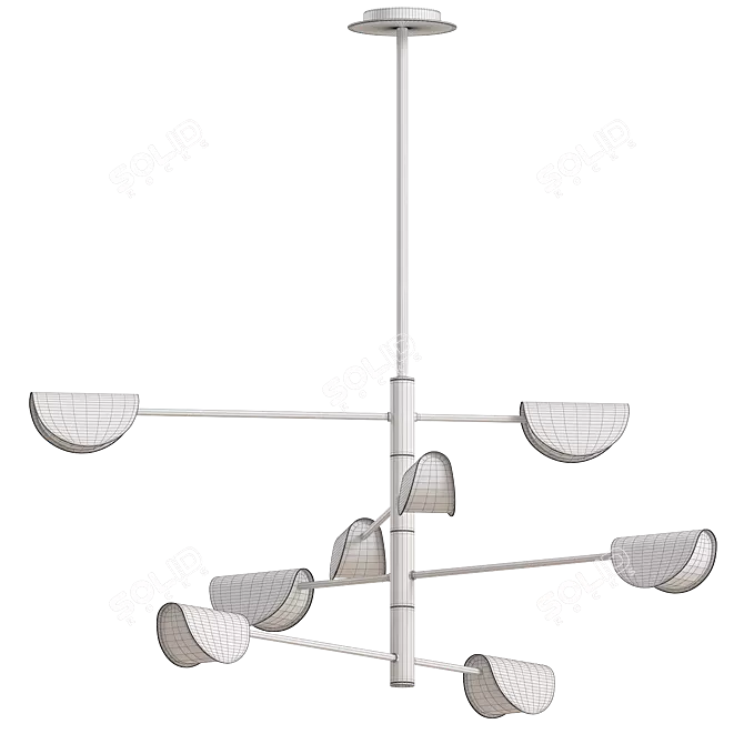 Maytoni Mollis Modern Pendant Light 3D model image 2