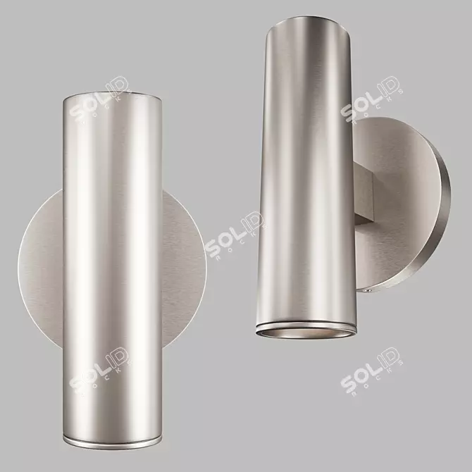 Modern ALC LED Wall Sconce 3D model image 2