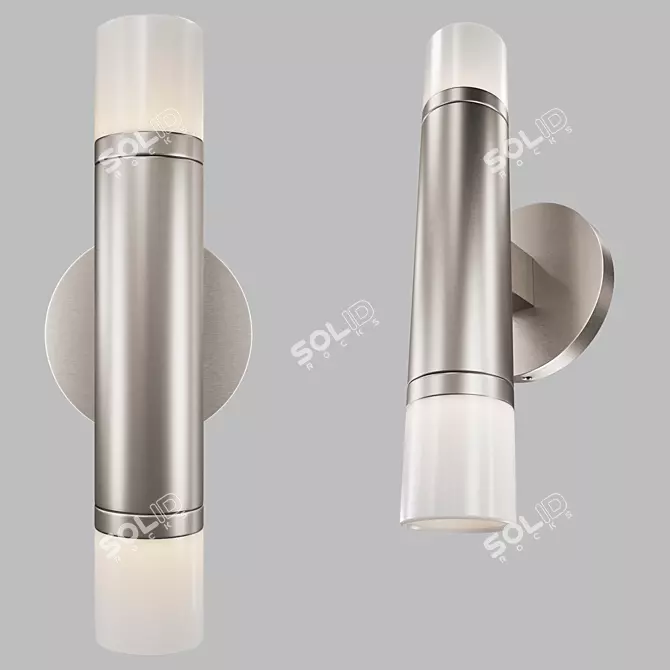 Modern ALC LED Wall Sconce 3D model image 4