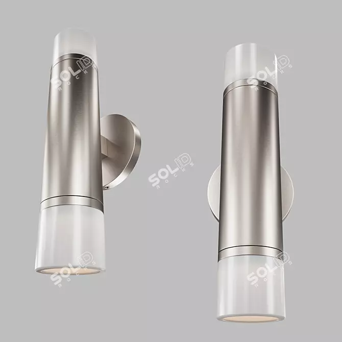 Modern ALC LED Wall Sconce 3D model image 6