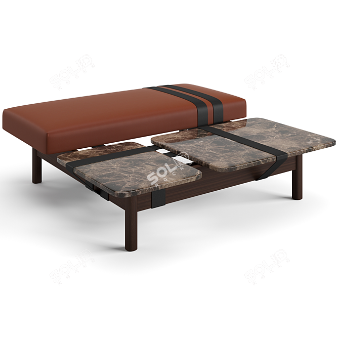Fendi Casa Ribbon Coffee Tables 3D model image 3