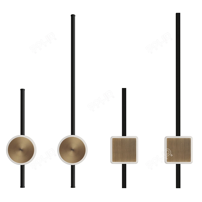 Sleek Modern Lampatron LADZAG 3D model image 1