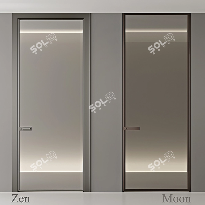  Stylish Rimadesio Doors Collection 3D model image 6