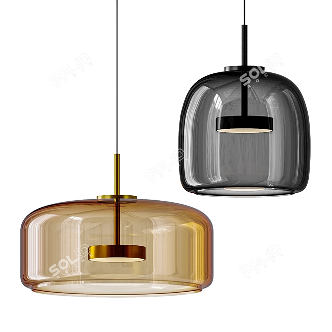 Modern Pendant Light Fixture "NALLE 3D model image 1