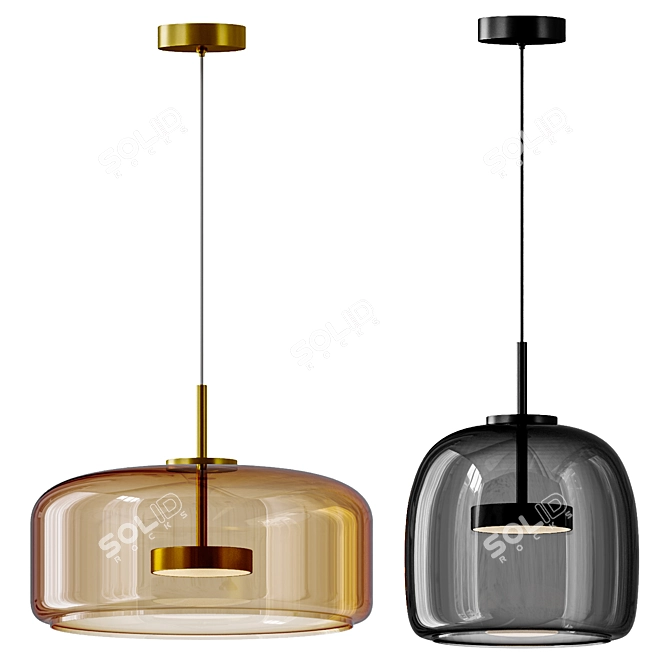 Modern Pendant Light Fixture "NALLE 3D model image 2