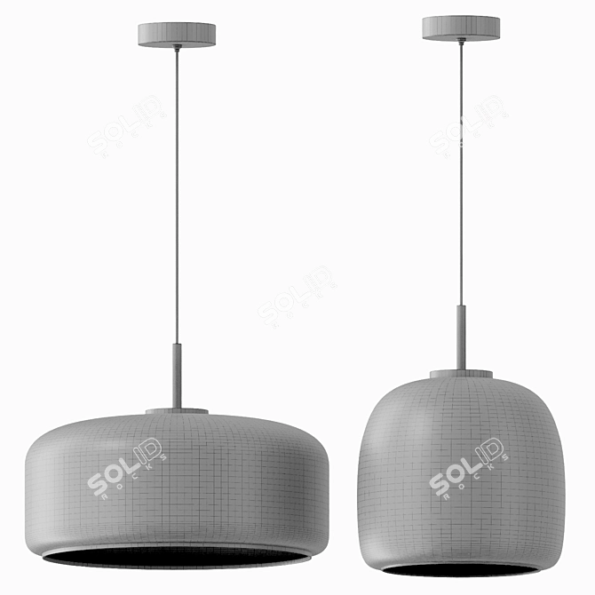 Modern Pendant Light Fixture "NALLE 3D model image 3