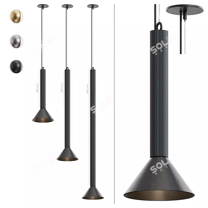 Modular Lighting Instruments EXTRUDED Set 3D model image 4