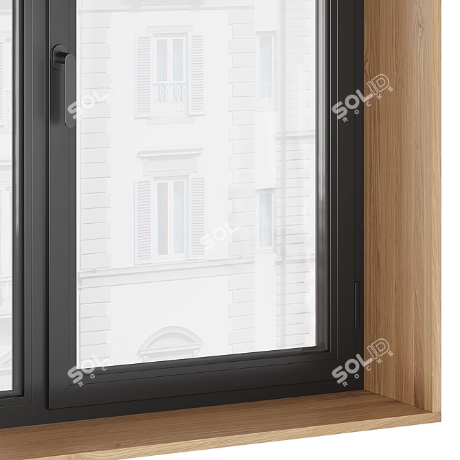 Versatile Interior/Exterior Window Models 3D model image 3