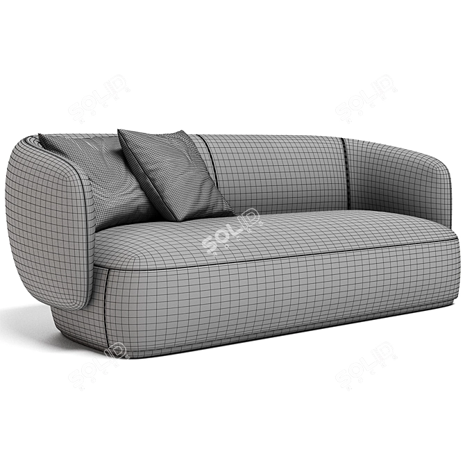 Contemporary NOAH Sofa by Marelli 3D model image 4