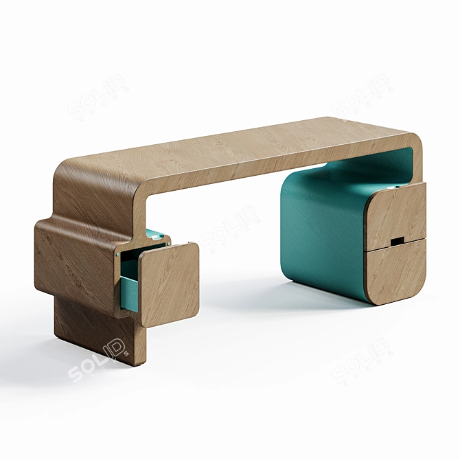 Stylish Desk "Tool" by Odingeniy 3D model image 2