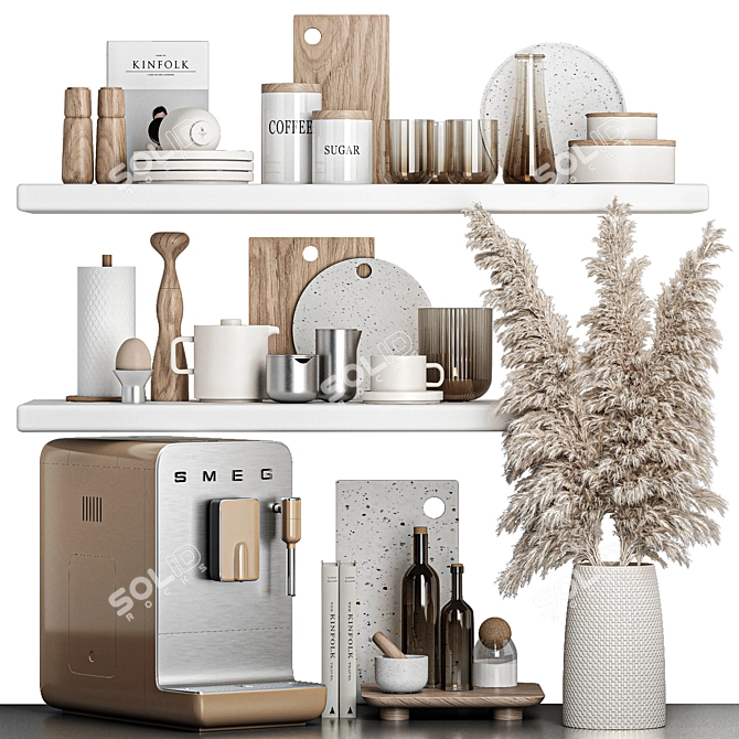 Multifunctional Kitchen Tool Set 3D model image 1