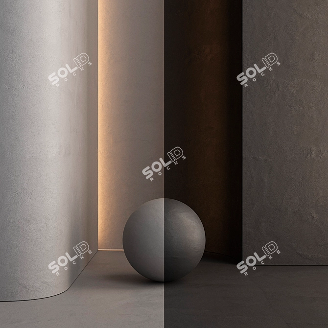 Colorful Interior Wall Paint Set 3D model image 3