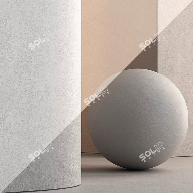 Colorful Interior Wall Paint Set 3D model image 4