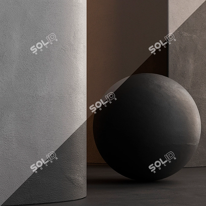 Colorful Interior Wall Paint Set 3D model image 5