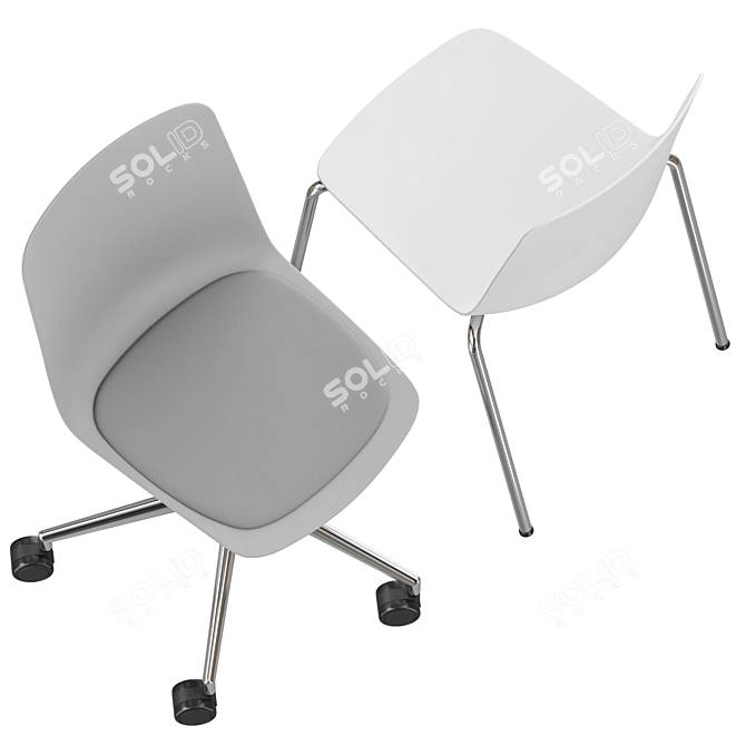 Premium Geometric Chair: Colos Vesper 3D model image 2