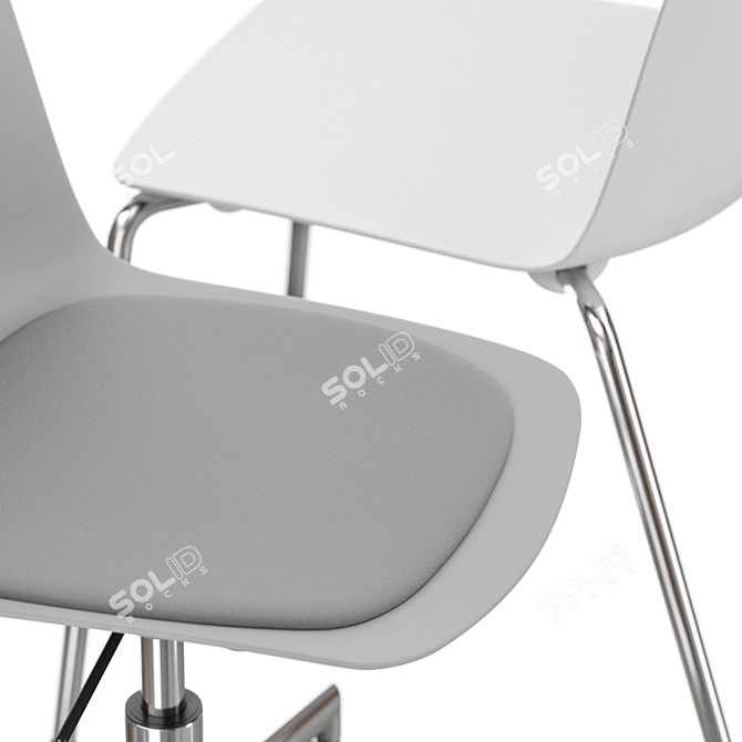 Premium Geometric Chair: Colos Vesper 3D model image 3