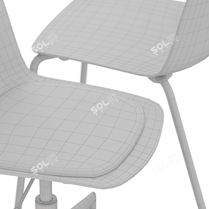 Premium Geometric Chair: Colos Vesper 3D model image 4