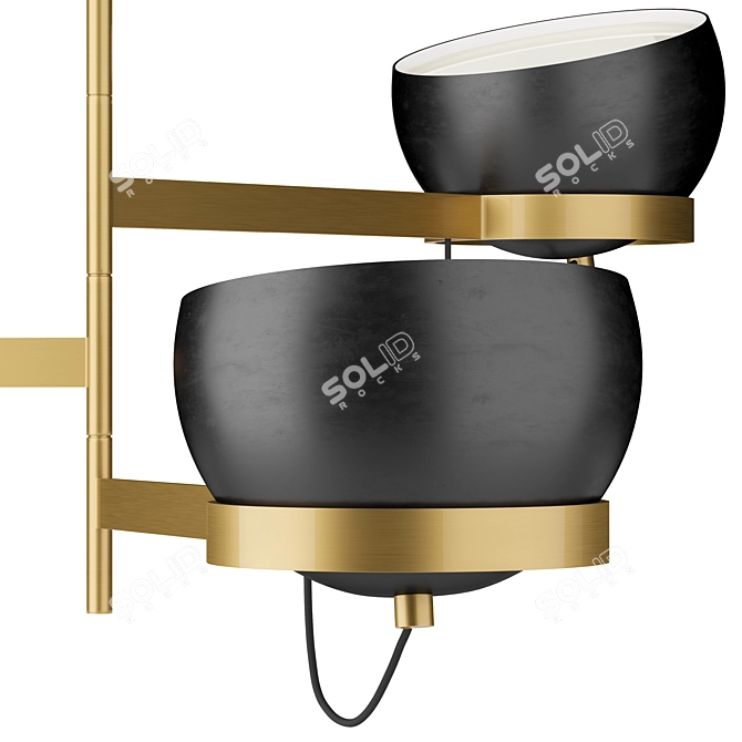 Visual Comfort Lightwell Grande Chandelier 3D model image 3