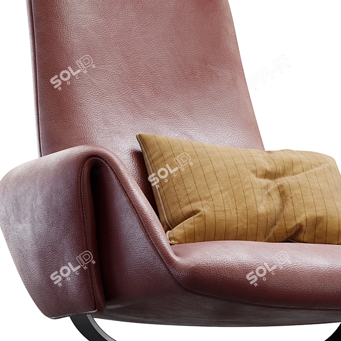 DeSede DS_343 Premium Lounge Chair 3D model image 5